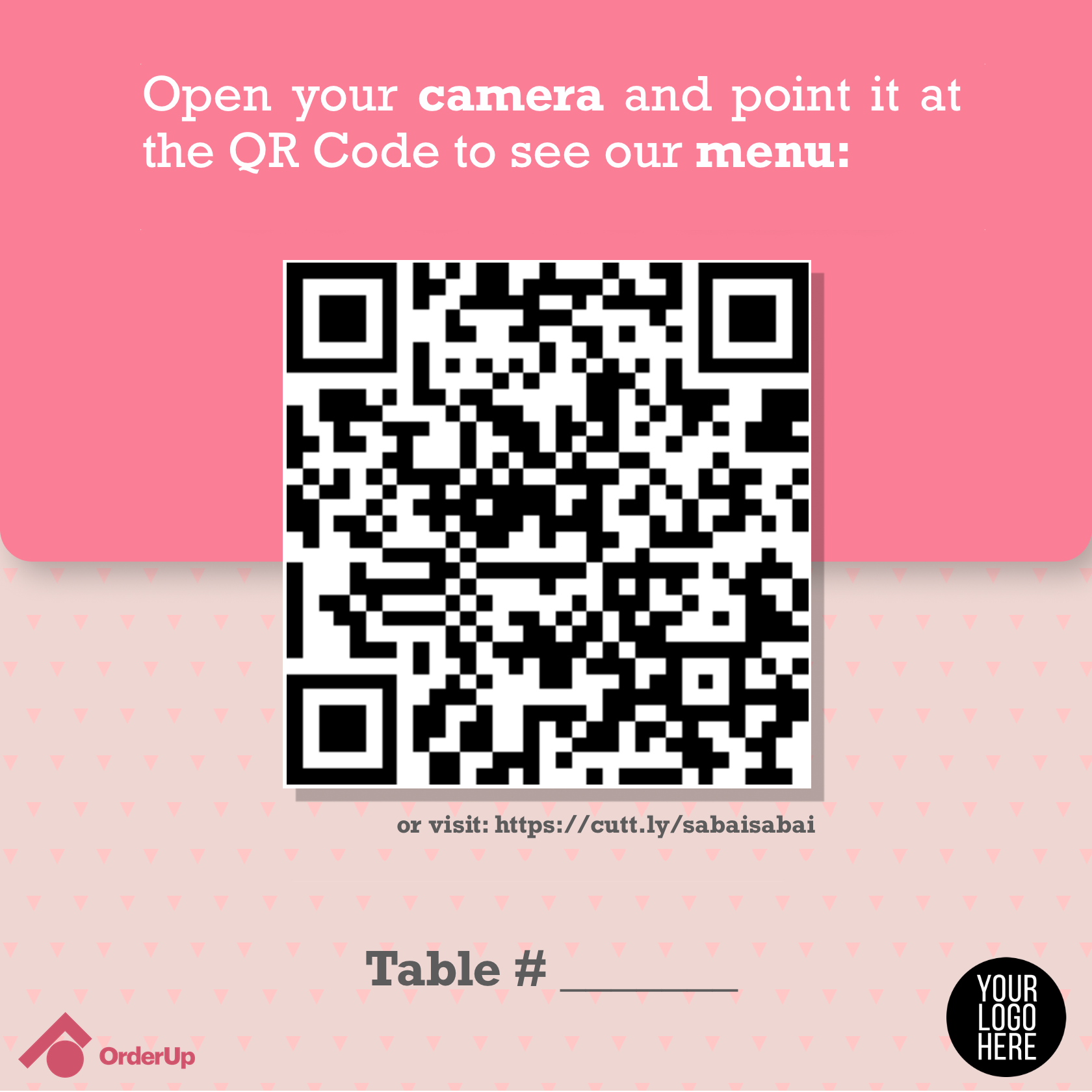 QR Code Template Example
